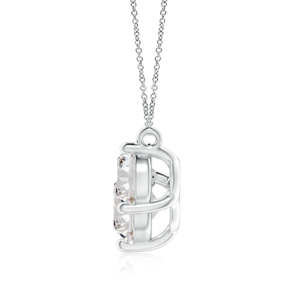 9.2mm IJI1I2 Classic Trio Diamond Necklace in P950 Platinum side 199