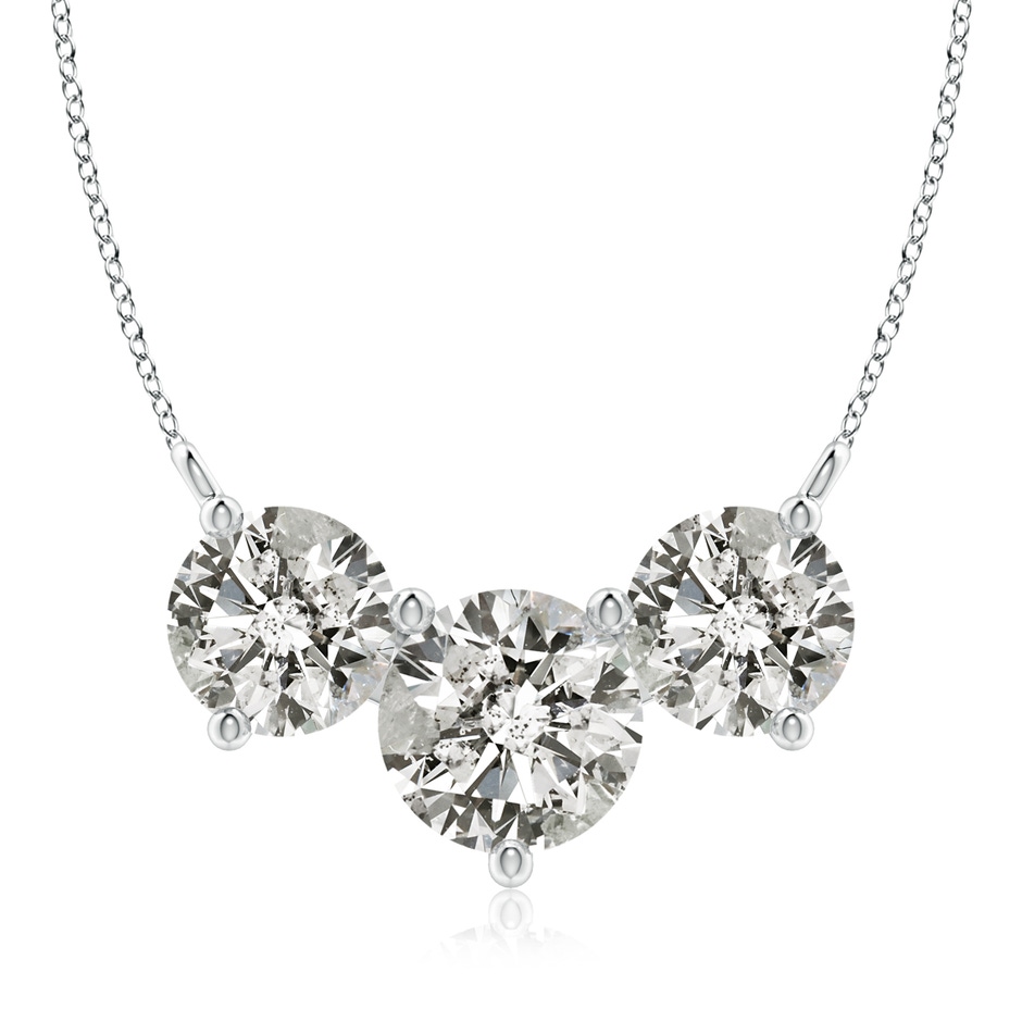 9.2mm KI3 Classic Trio Diamond Necklace in P950 Platinum 