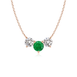 Round AA Emerald