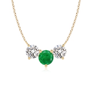 Round AA Emerald