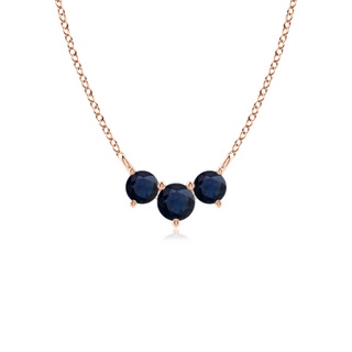 Round A Blue Sapphire