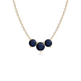 Round A Blue Sapphire
