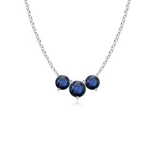 Round AA Blue Sapphire