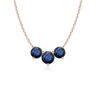 Round AA Blue Sapphire