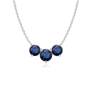 Round AA Blue Sapphire