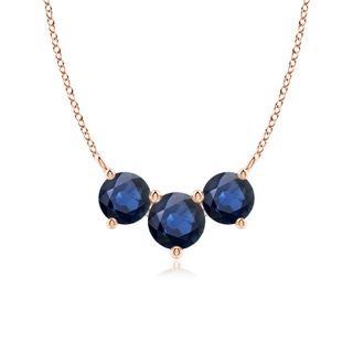 Round AA Blue Sapphire