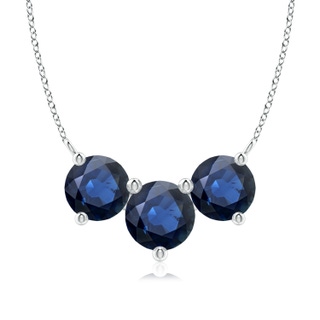 Round AA Blue Sapphire