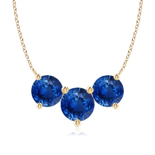 Round AAA Blue Sapphire