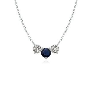 Round A Blue Sapphire