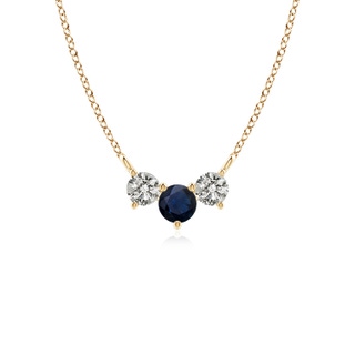 Round A Blue Sapphire