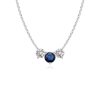 Round AA Blue Sapphire