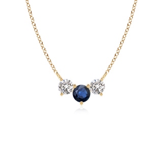 Round AA Blue Sapphire