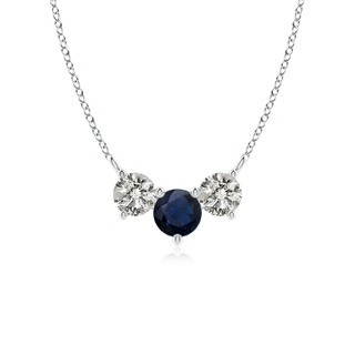 Round A Blue Sapphire