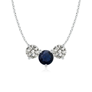 Round A Blue Sapphire
