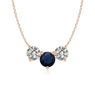 Round A Blue Sapphire
