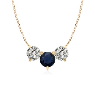 Round A Blue Sapphire