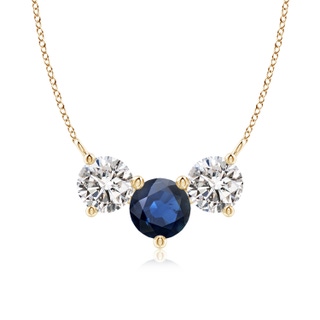 Round AA Blue Sapphire