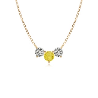 Round A Yellow Sapphire