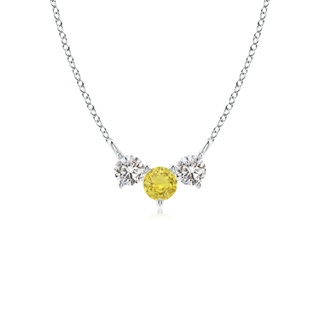 Round AA Yellow Sapphire