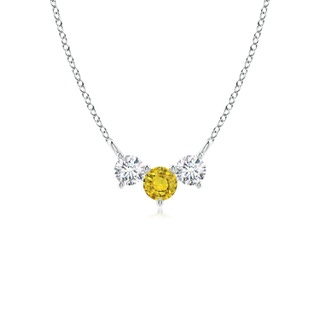 Round AAAA Yellow Sapphire