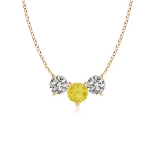 Round A Yellow Sapphire