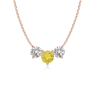 Round AA Yellow Sapphire