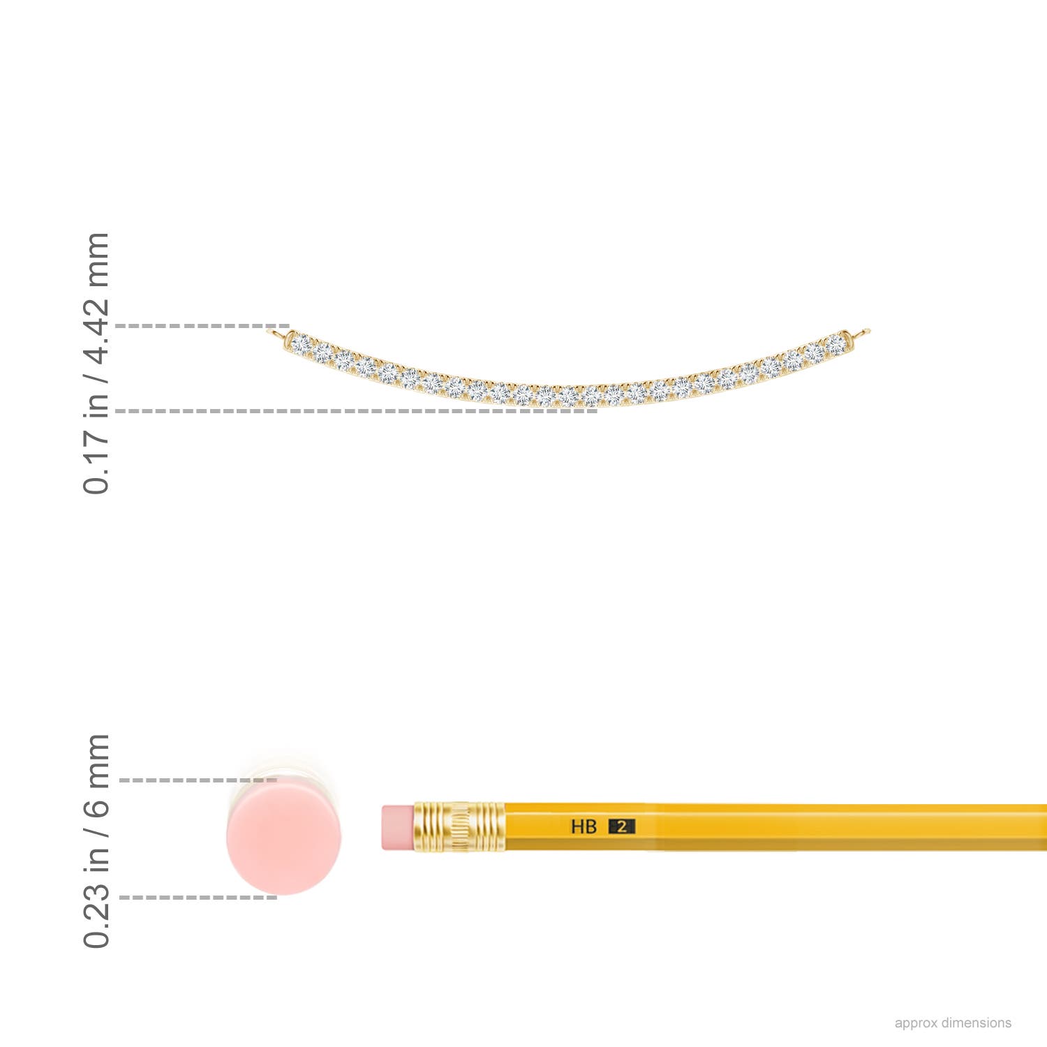 F-G, VS / 0.1 CT / 14 KT Yellow Gold