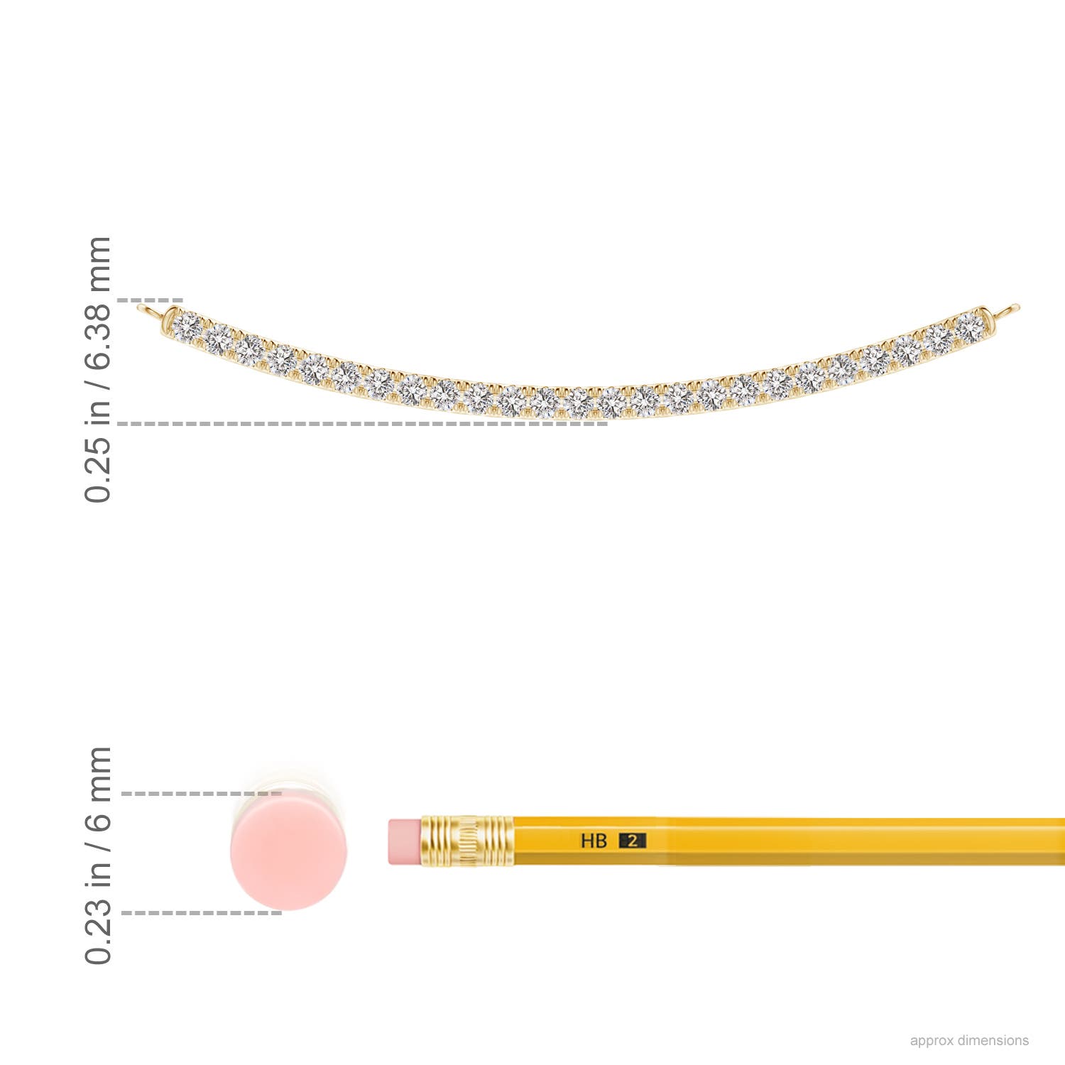 I-J, I1-I2 / 0.25 CT / 14 KT Yellow Gold