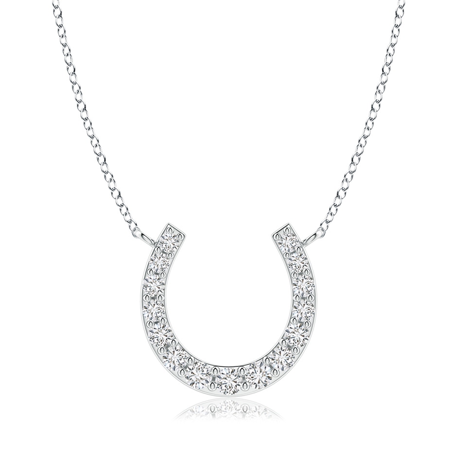 3.1mm HSI2 Classic Diamond Horseshoe Necklace in P950 Platinum 