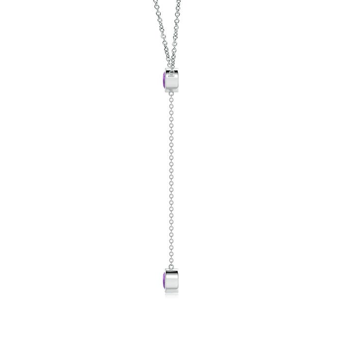 A - Amethyst / 0.9 CT / 14 KT White Gold