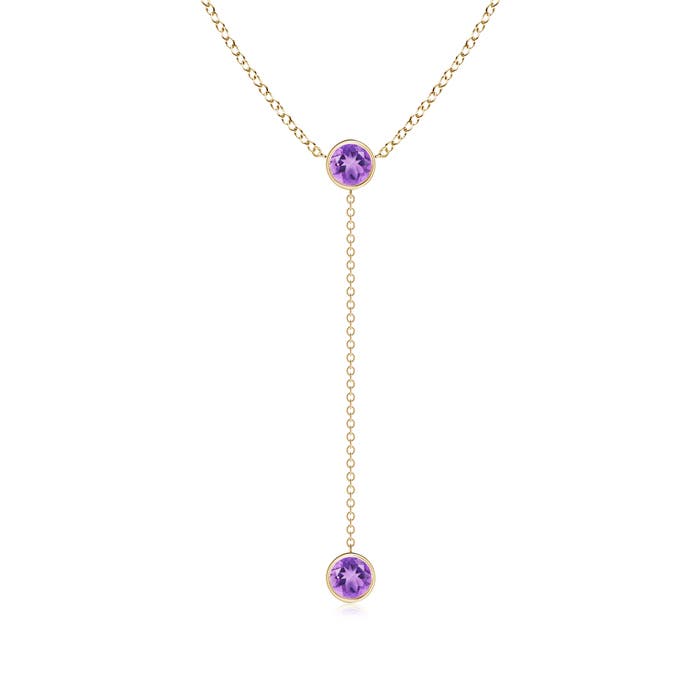 A - Amethyst / 0.9 CT / 14 KT Yellow Gold