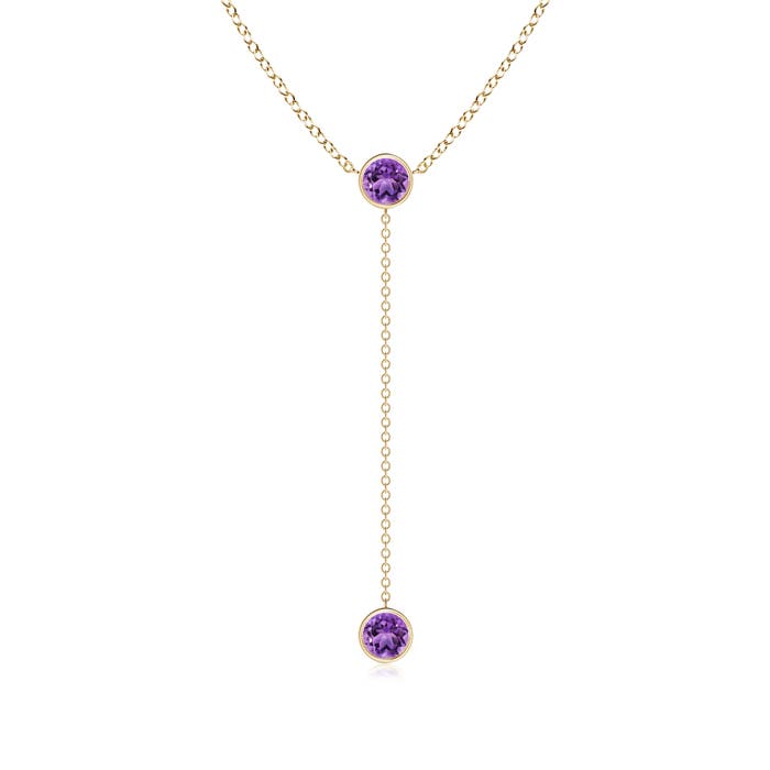 AA - Amethyst / 0.9 CT / 14 KT Yellow Gold