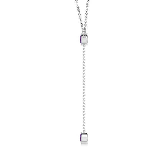 AAA - Amethyst / 0.9 CT / 14 KT White Gold