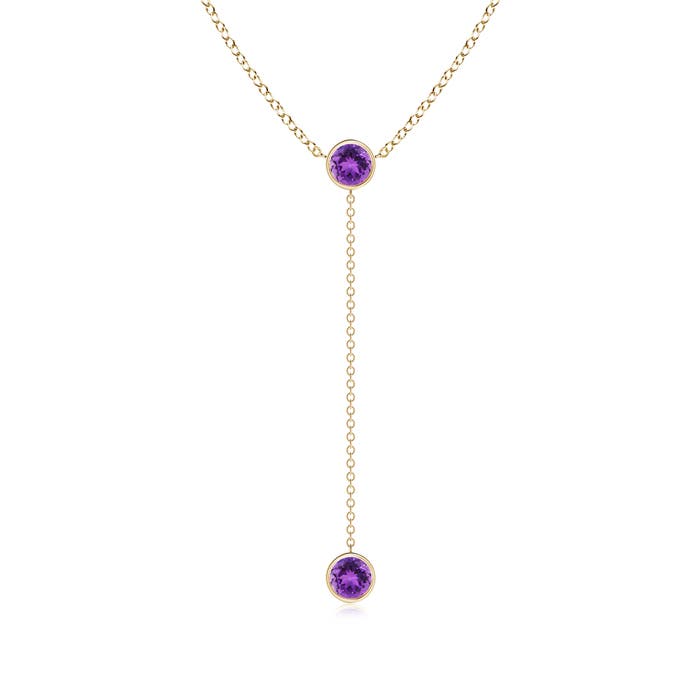 AAA - Amethyst / 0.9 CT / 14 KT Yellow Gold