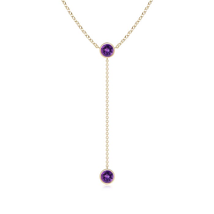 AAAA - Amethyst / 0.9 CT / 14 KT Yellow Gold