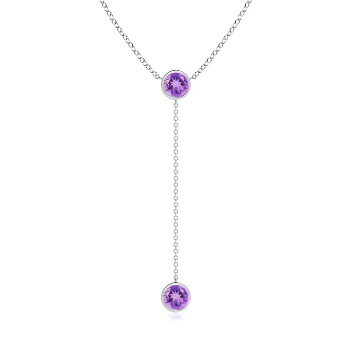 A - Amethyst / 1.6 CT / 14 KT White Gold