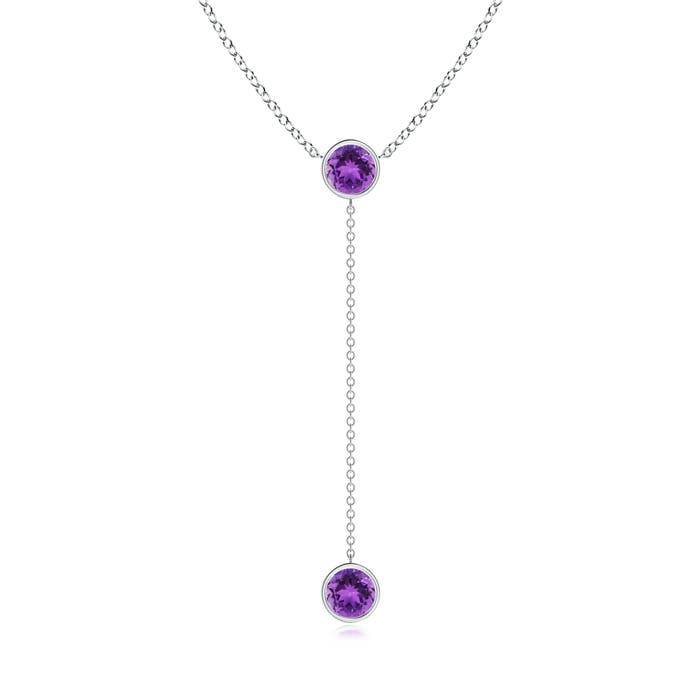 AAA - Amethyst / 1.6 CT / 14 KT White Gold