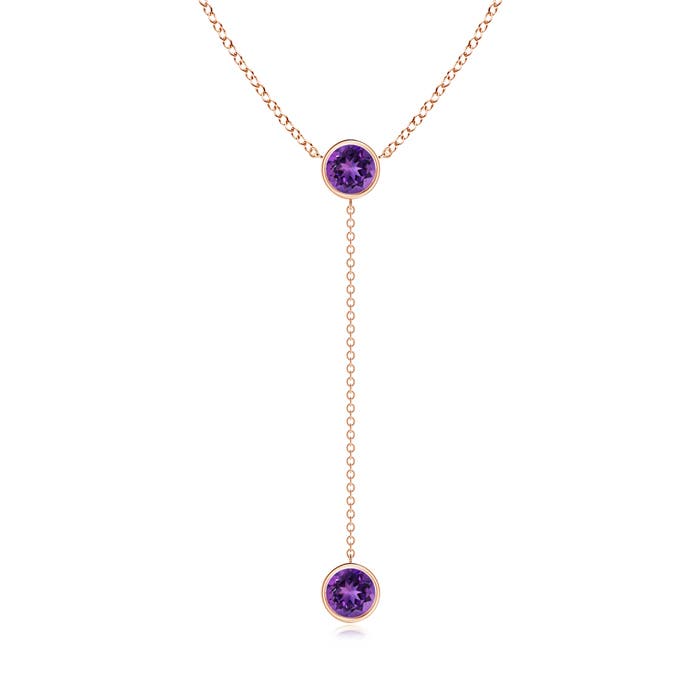 AAAA - Amethyst / 1.6 CT / 14 KT Rose Gold