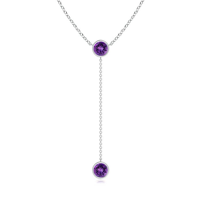 AAAA - Amethyst / 1.6 CT / 14 KT White Gold