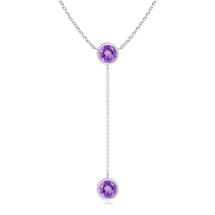 A - Amethyst / 2.3 CT / 14 KT White Gold