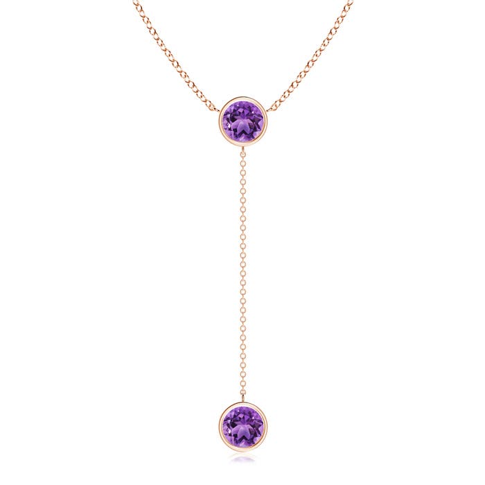 AA - Amethyst / 2.3 CT / 14 KT Rose Gold