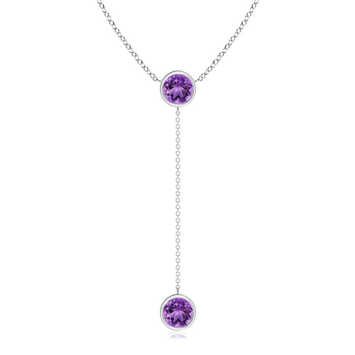 AA - Amethyst / 2.3 CT / 14 KT White Gold