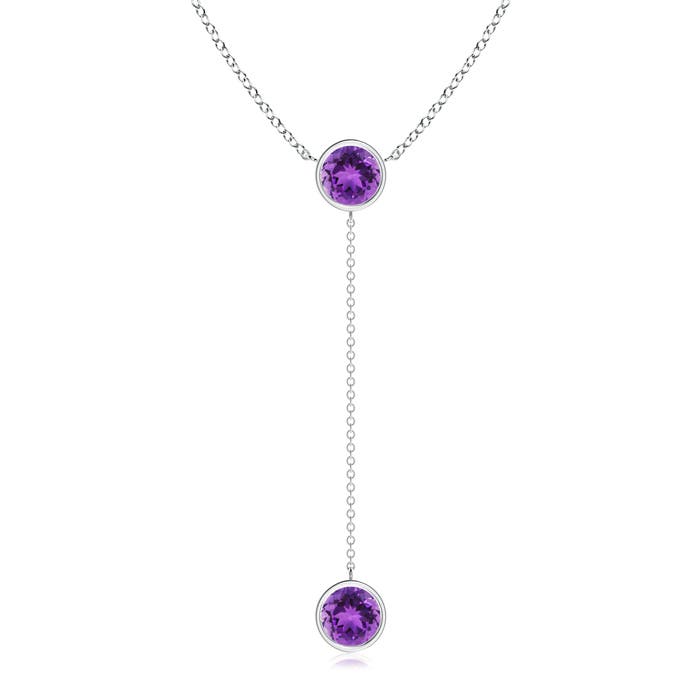 AAA - Amethyst / 2.3 CT / 14 KT White Gold