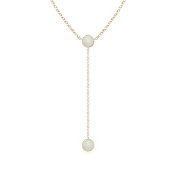 Dangle Yellow Gold Moonstone Necklaces & Pendants
