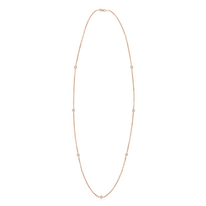 H, SI2 / 0.74 CT / 14 KT Rose Gold