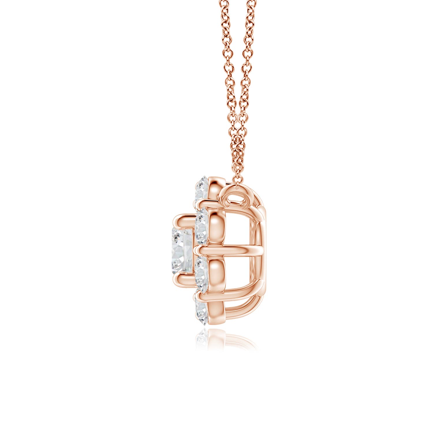 H, SI2 / 0.5 CT / 14 KT Rose Gold