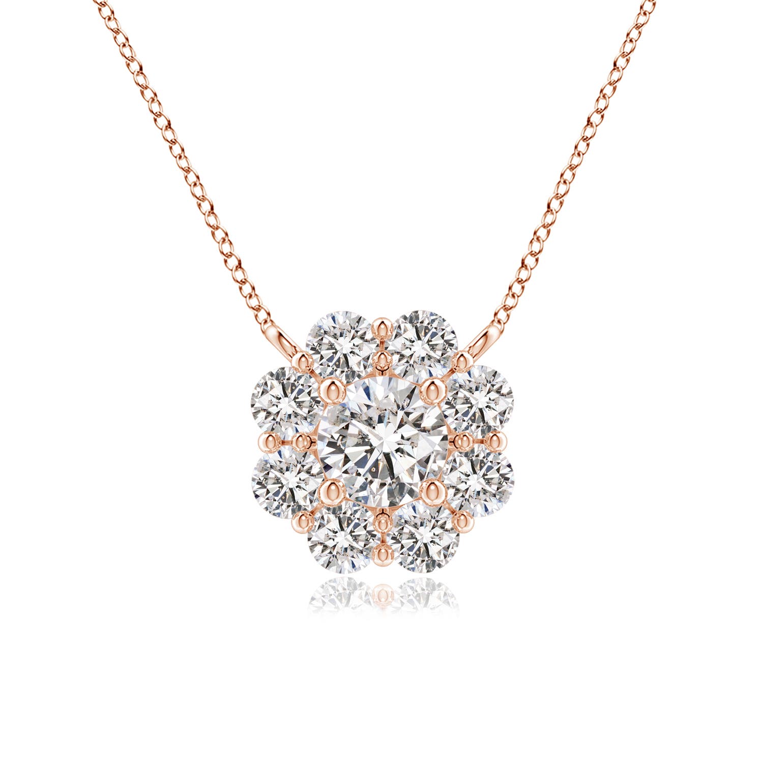 I-J, I1-I2 / 0.5 CT / 14 KT Rose Gold