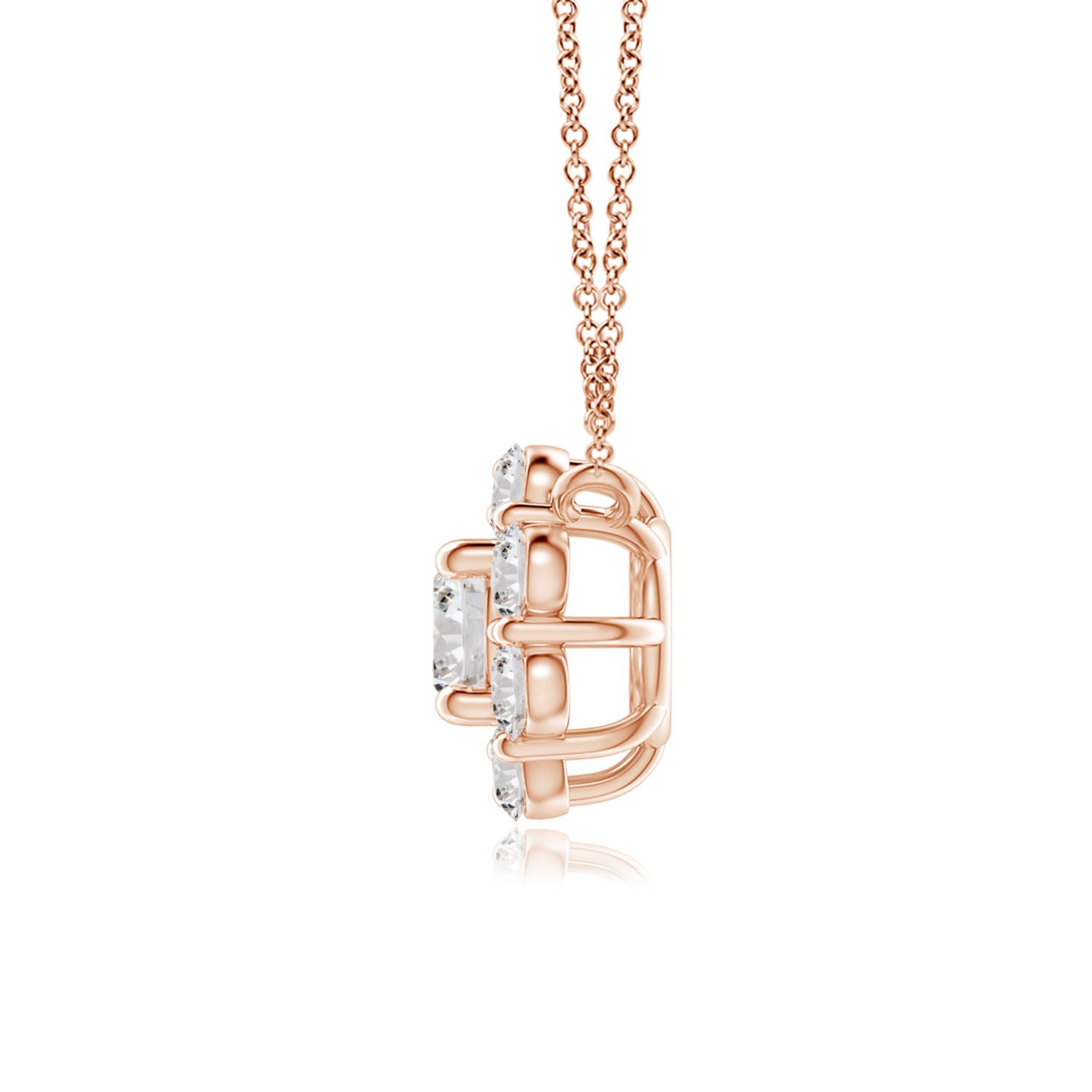 I-J, I1-I2 / 0.5 CT / 14 KT Rose Gold