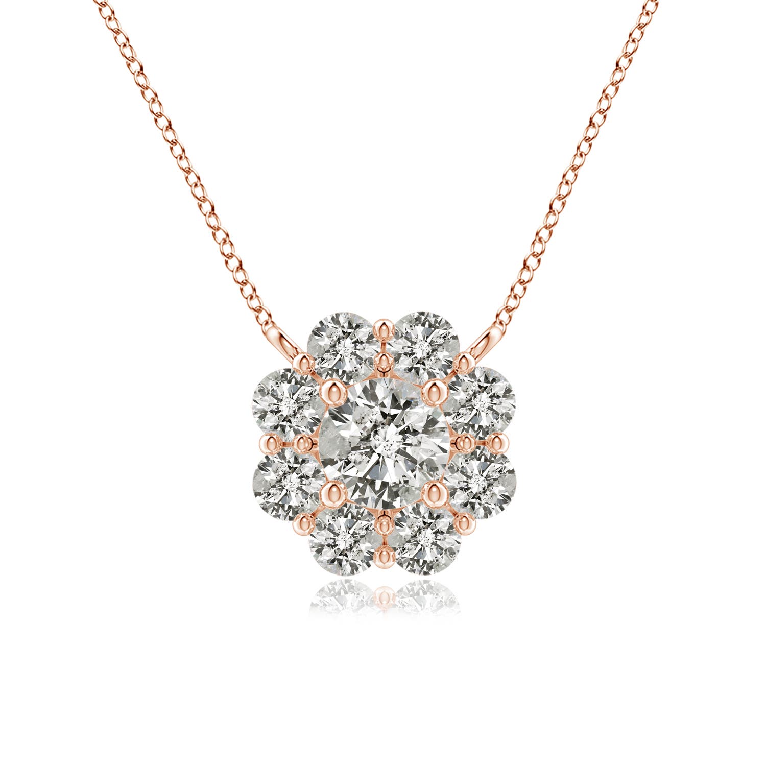 K, I3 / 0.5 CT / 14 KT Rose Gold