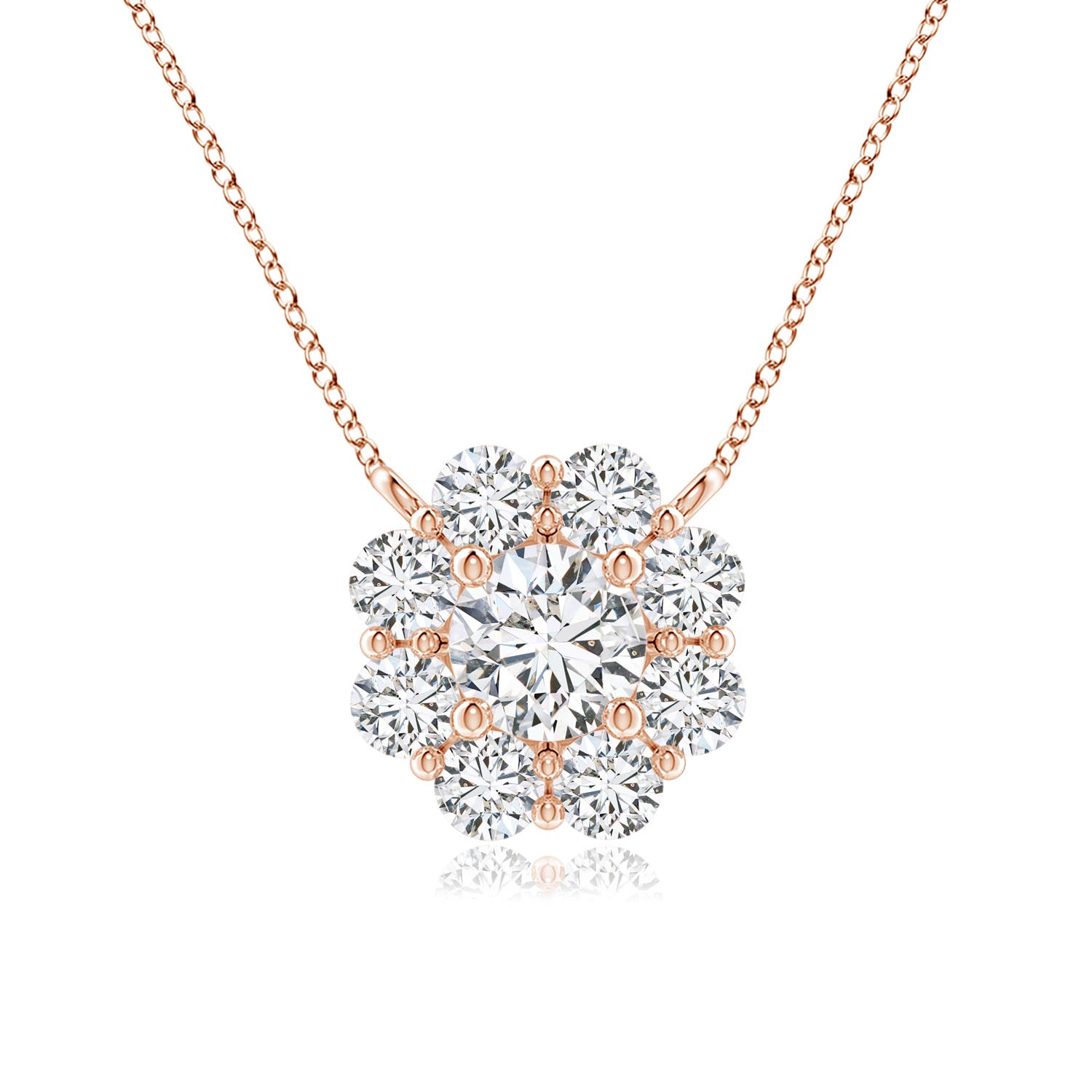 H, SI2 / 0.6 CT / 14 KT Rose Gold